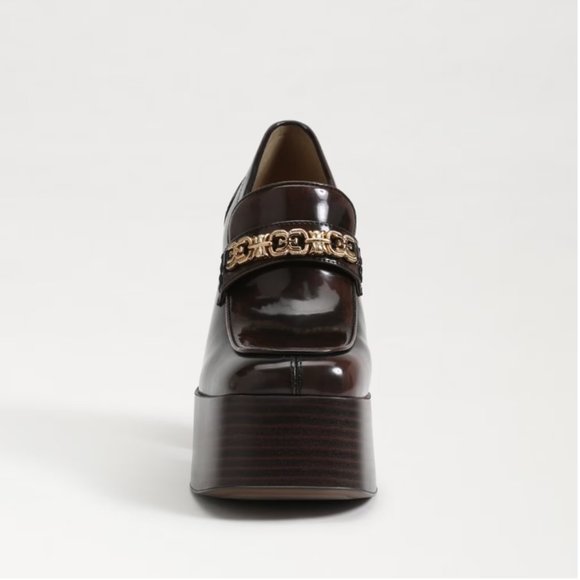 Sam Edelman Rowe Platform Loafer in Chestnut Womens Size 7.5 NWOT - Picture 3 of 7